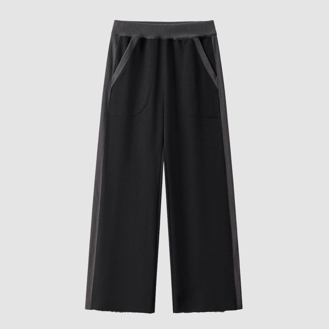 Wholesale Unisex Contrast Hoodie Sweatpants Sets