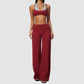 Wholesale Women’s Sports Bra & Wide-Leg Yoga Pants Set