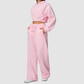 Wholesale Women's Warm Fleece-Lined Zip Up Hoodie & Sweatpants Set