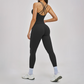 Wholesale Cross Back Tank Top+High Waist Legging 2-piece Set