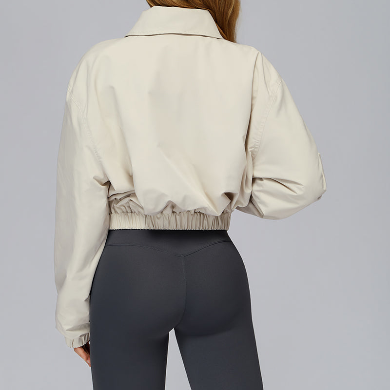 FULL ZIPPER AND LONG SLEEVE OUTDOOR JACKET