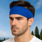 Quick-dry wide elastic sweat-absorbent sports headband