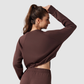 Wholesale Loose Drawstring Round Neck Yoga Sweatshirt