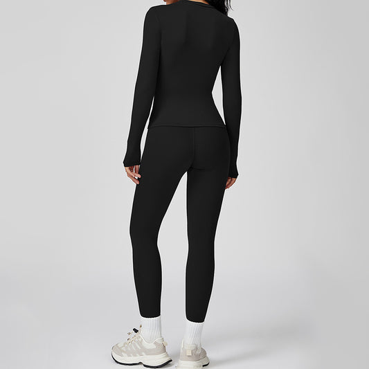 Wholesale round neck long sleeve top | Wonderxfans bulk activewear