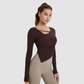 Wholesale Nude Feel Long Sleeve Yoga Top