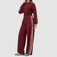 Wholesale Women's Hooded Sweatshirt and Long Sweatpants Set