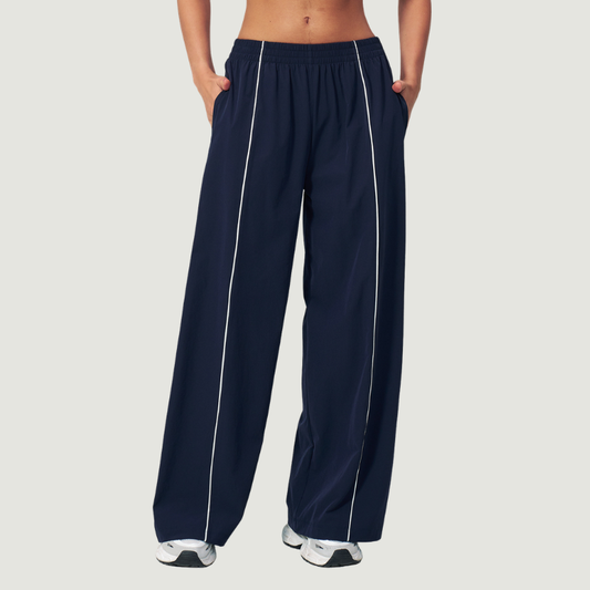 Wholesale Women's UPF50+ Sun Protection Colorblock Wide-Leg Pants – Lightweight Breathable Outdoor Running Sportswear