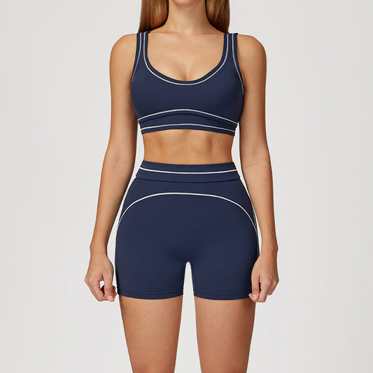 Wholesale Contrasting Color Sports Bra + | Wonderxfans bulk activewear