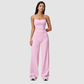 Wholesale Women's Brushed Sports vest+Loose sweatpants 2-piece set