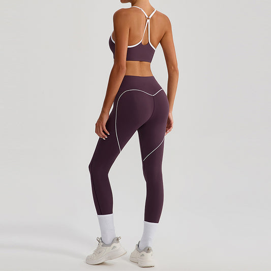 Wholesale Cross Back Naked-feel Bra + | Wonderxfans bulk activewear