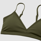 Wholesale Women's Brushed Yoga Set: Strappy Back Bra & Foldover Wide-Leg Pants