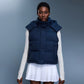 Wholesale Cropped hooded down vest | Wonderxfans bulk activewear