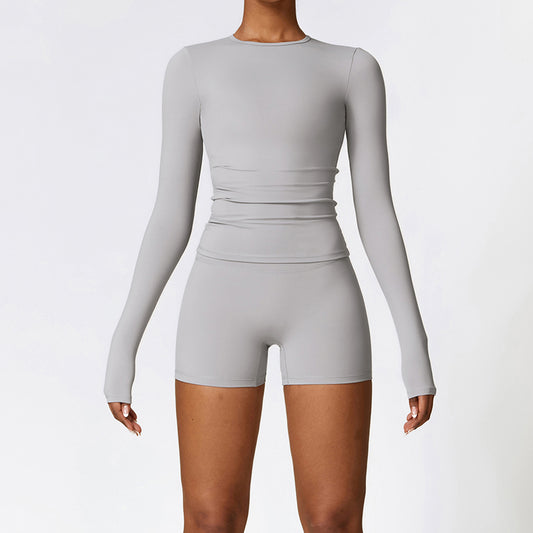 Wholesale Brush long sleeve sports top | Wonderxfans bulk activewear