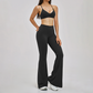 Naked and beautiful back bra+high waisted Legging 2-piece set