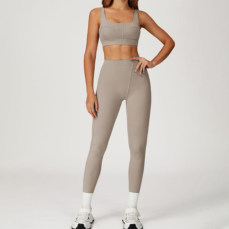 SPORTS BRA + HIGH WAIST LEGGINGS 2-PIECE SET