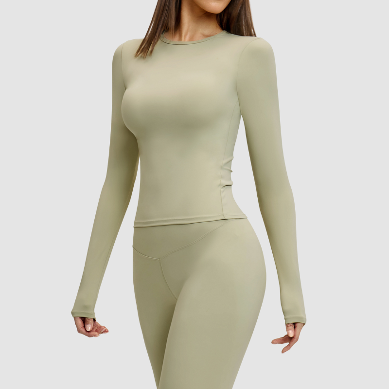 Yoga running sports long sleeve tops