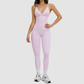 Wholesale thin-strap sports tank top + leggings 2-piece set