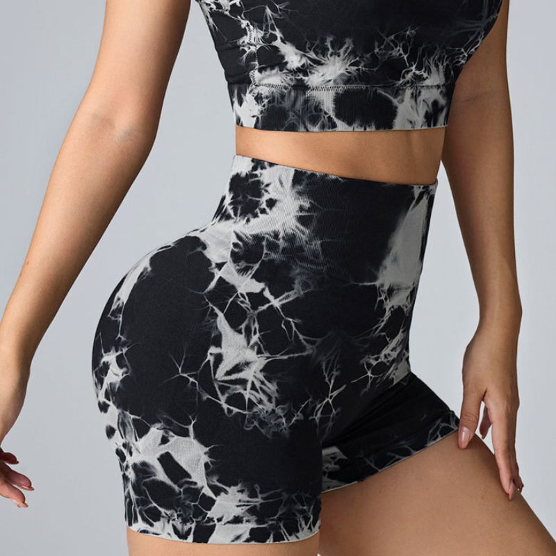 Women's Beautiful Back Bra and Shorts Two-Piece Set