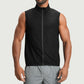 Wholesale mens stand collar zip tank top