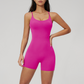 Wholesale cross back and hip lifting jumpsuit