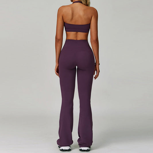 Wholesale Halter Sports Bra + High-waisted | Wonderxfans bulk activewear