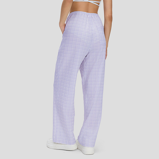 Wholesale plaid quick-drying running training pants