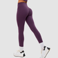 Wholesale solid color slim-fit stretchy leggings