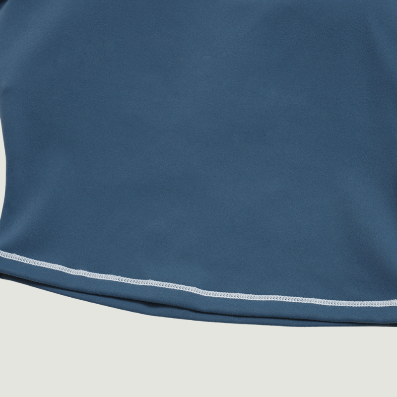 Wholesale Women's Seam-Detail Colorblock Short Sleeve Crop Top – Butt-Lifting Yoga Gym Activewear FDX2036