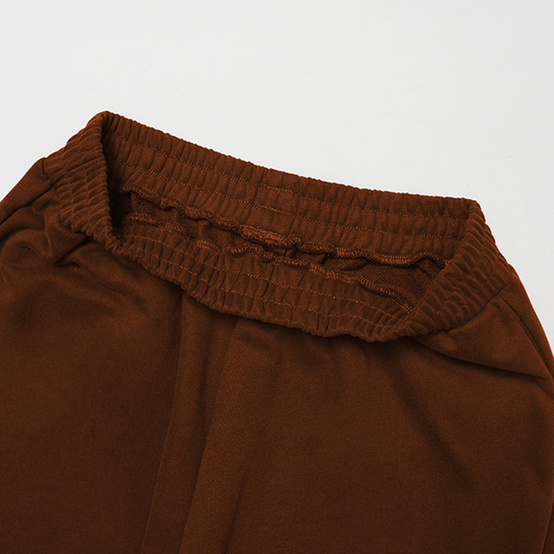 Cropped Hooded Sweatshirt + Loose Sweatpants 2-Piece Set