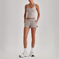 Wholesale Naked-Feel Racerback Sports Bra & High-Waist Biker Shorts Set – Sculpting Yoga 2-Piece