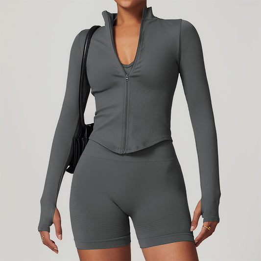 Wholesale Seamless Quick-Dry Long Sleeve Full | Wonderxfans bulk activewear