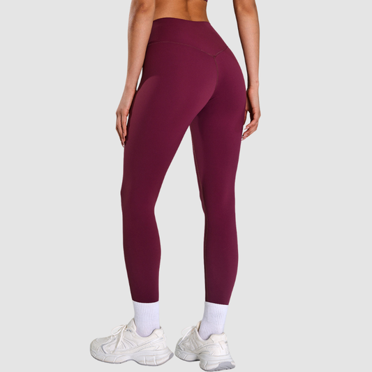 Wholesale solid color slim-fit stretchy leggings | Wonderxfans bulk activewear