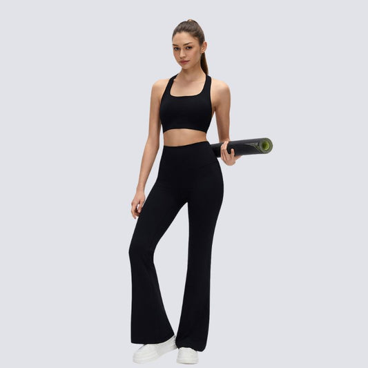 Wholesale high waisted flared yoga pants | Wonderxfans bulk activewear