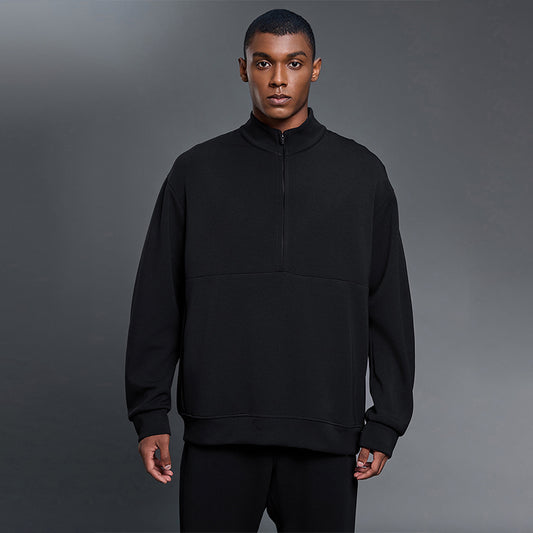 Wholesale Men's Half-Zip Air Layer Sweatshirt | Wonderxfans bulk activewear