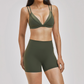 Naked and beautiful back bra + quick drying shorts 2-piece set