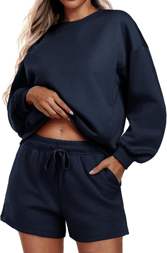 Wholesale Round neck loose casual sweatshirt+Loose-fitting | Wonderxfans bulk activewear