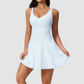 Wholesale Naked Feel Deep V-neckline Tennis Removable Breast Pads Dress