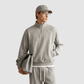 Wholesale Men’s Relaxed Half-Zip Polo Sweatshirt – Windproof Cotton Blend