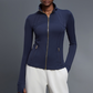 Women's Stand Collar Zip-Up Yoga Jackets