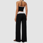 Wholesale Women’s Halter Contrast Yoga Set – Tank & Long Pants