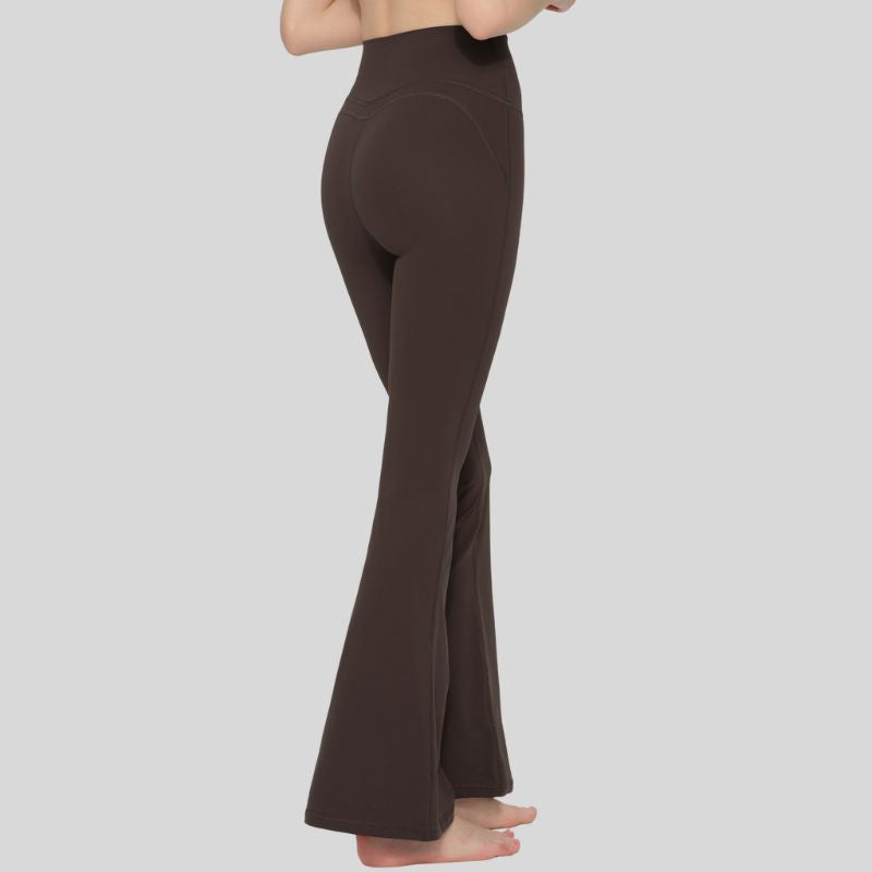 Fleece-lined and thickened flared pants