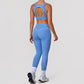 Wholesale contrasting color bra + butt-lifting leggings