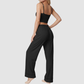 Wholesale Women's Yoga Bra & Wide-Leg Pants Set – High-Stretch Training Suit