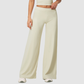 Women's Solid Color Loose Casual Thin Straight Wide-Leg Pants