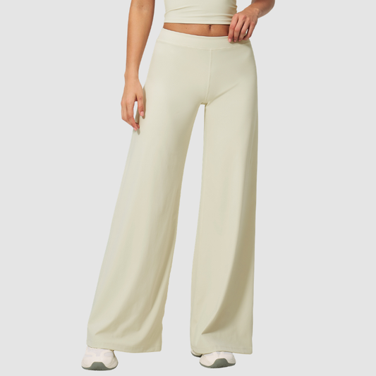 Women's Solid Color Loose Casual Thin Straight Wide-Leg Pants