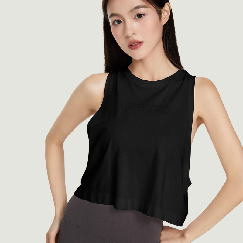 Wholesale quick drying fitness clothing short tank top