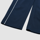 Wholesale Women's Brushed Contrast Piping Short Sleeve Crop Top & Button-Up Cropped Pants Set