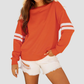 Wholesale Contrast Color Pullover Sweatshirt – Loose Casual Knitted Top