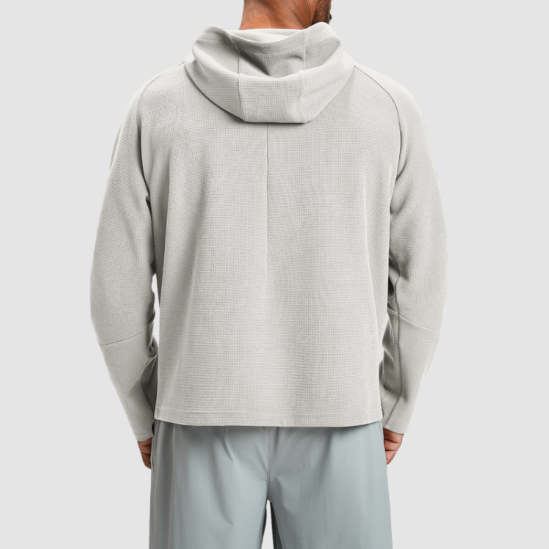 Wholesale Men Anti-static Hooded Zip-up Sports Jacket