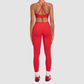 Wholesale Women’s Spliced Cami Sports Bra & Cropped Leggings Yoga Set